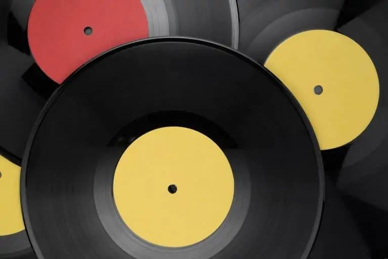 Stack of records