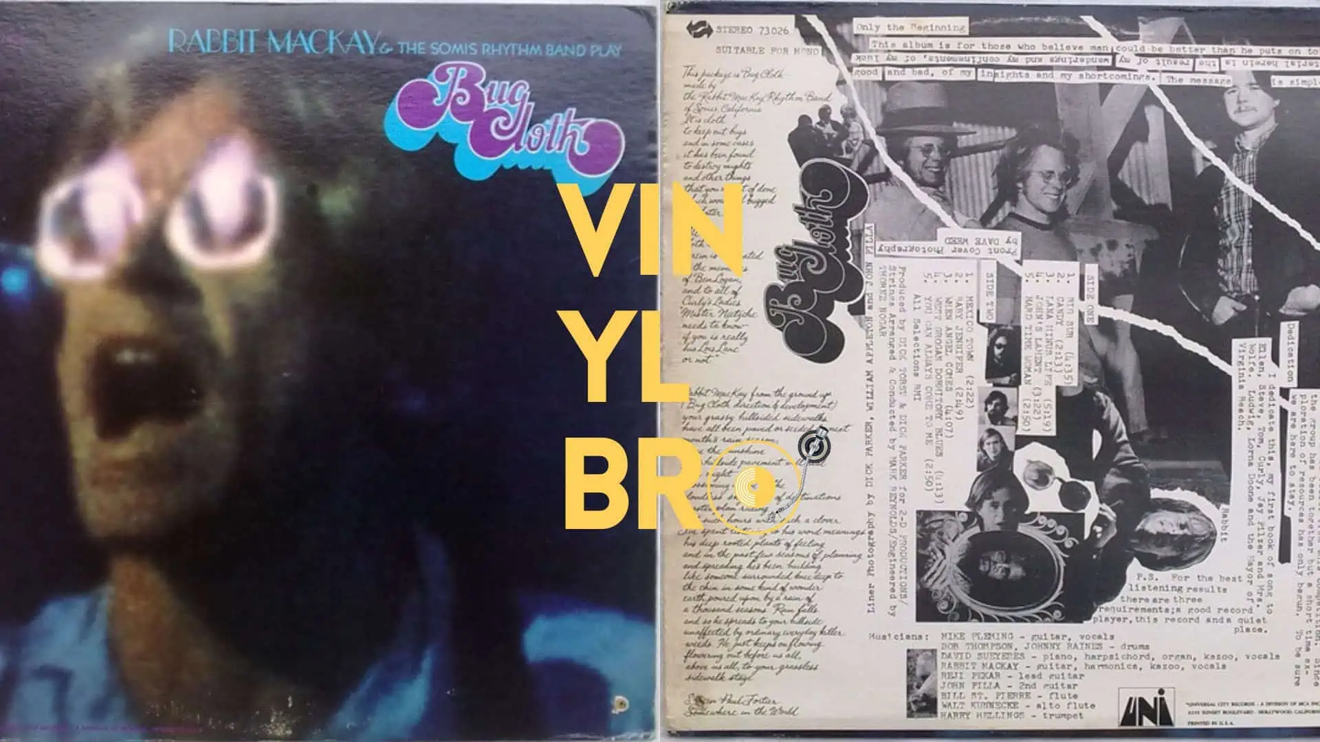 Rabbit Mackay The Somis Rhythm Band Bug Cloth Album Review Vinyl Bro